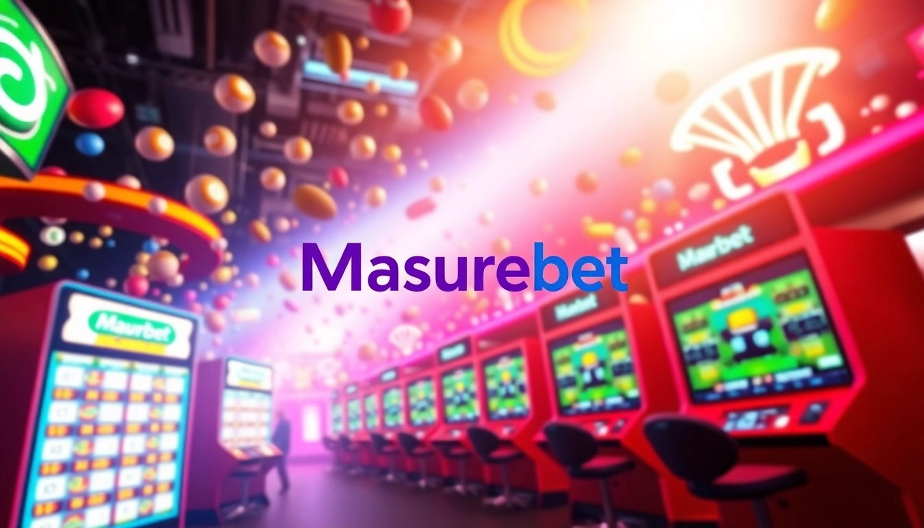 Engage with Masurebet's exciting online lottery platform, featuring a modern interface and vibrant visuals.