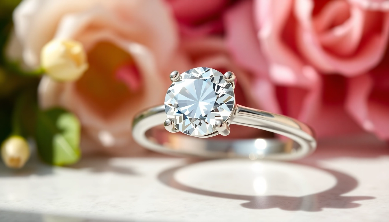 Showcase of exquisite 3 Carat Engagement Rings featuring a brilliant diamond in a sleek setting.