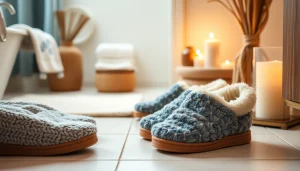 Shop stylish bathroom slippers to visit here for cozy comfort at home.