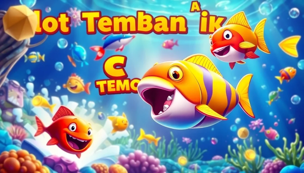 Experience thrilling slot tembak ikan online gameplay with colorful fish and fun graphics.