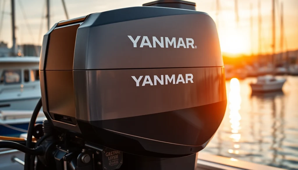 Showcase the YANMAR 6LF530 INBOARD DIESEL ENGINE SALE! highlighting its robust design and performance features.