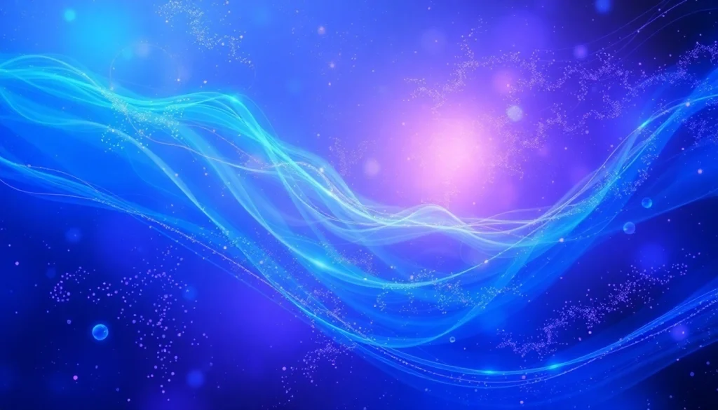 Experience the intricate beauty of quantum metaphysics through vibrant abstract imagery.