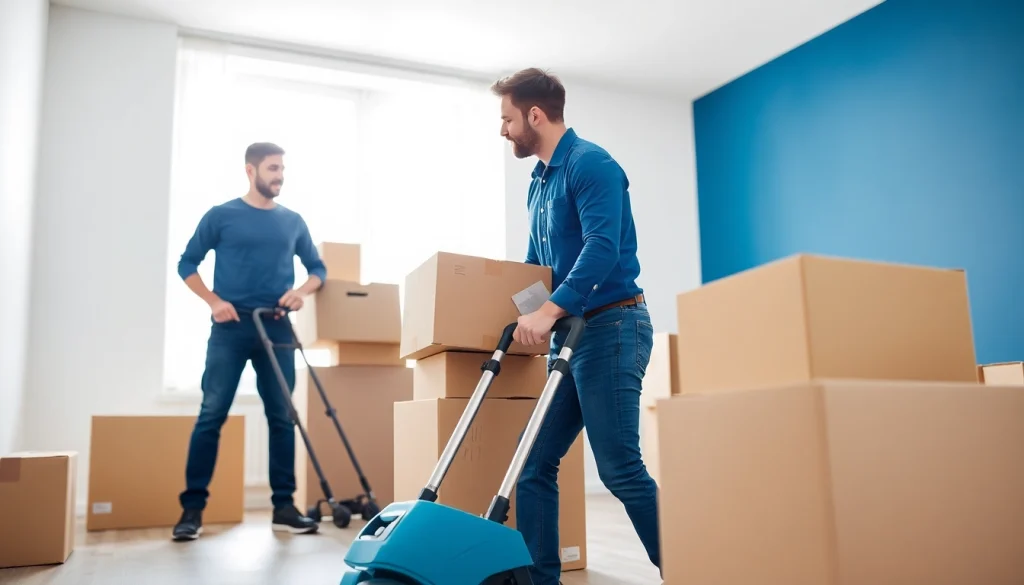 Umzugsfirma Erlangen helping clients with professional packing services for a stress-free move.