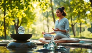 Spiritual Life Coach Bournemouth - Dorset providing guidance in a serene nature setting with a client.