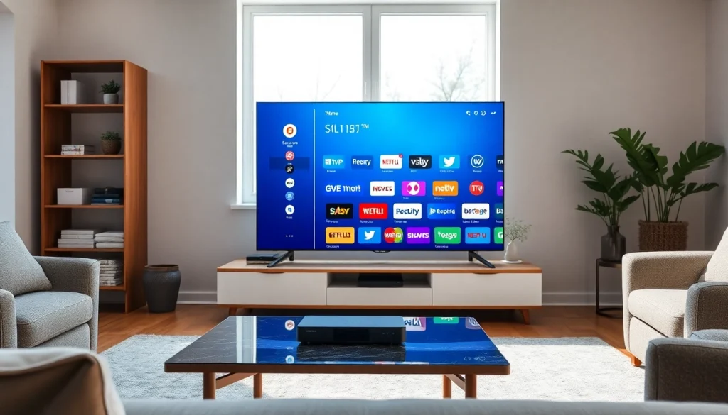 Experience the benefits of IPTV Subscription in a contemporary home setting with advanced streaming options.