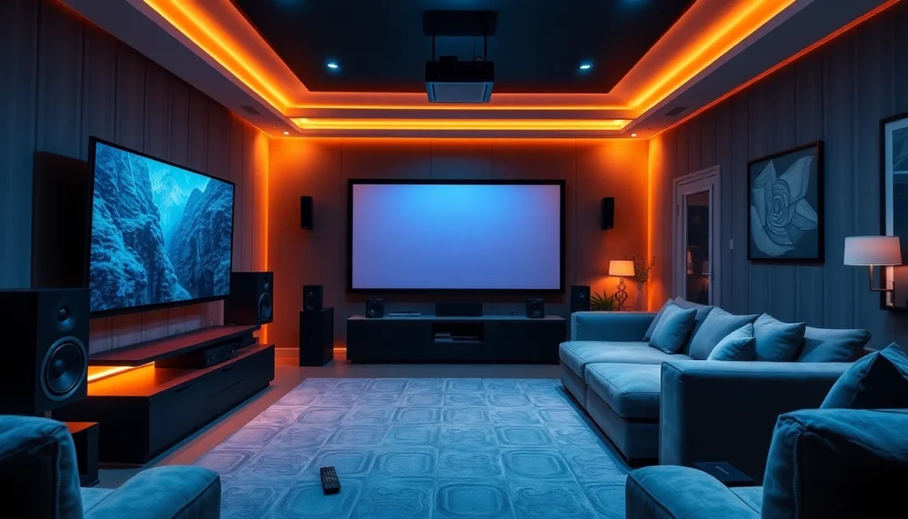 Experience professional home theater installation near me with high-quality audio-visual setups.