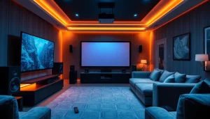 Experience professional home theater installation near me with high-quality audio-visual setups.