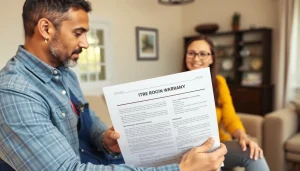 Understanding roof warranty Central Texas through a professional consultation between a contractor and homeowner.