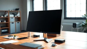 See how to buy apple pro display with its sleek design and vibrant display in a modern office.
