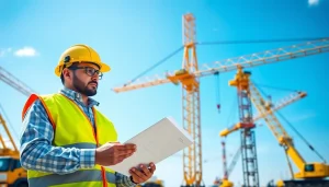 Access NVQ Level 4 Crane supervisor answers through a professional image of a supervisor managing a lifting operation.