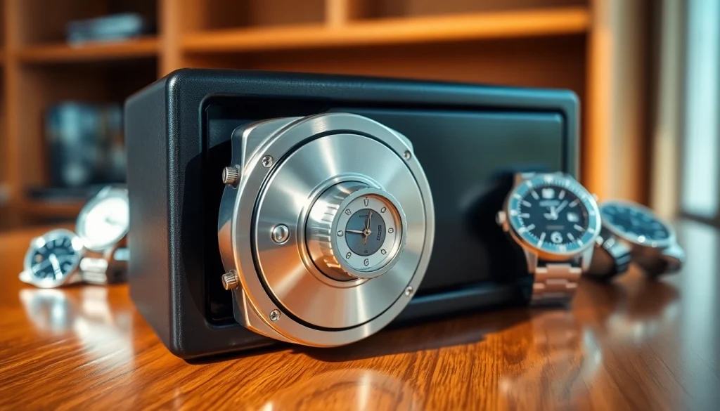 Secure your valuables with a premium watch safe that showcases elegance and quality craftsmanship.