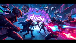 Players strategizing in the thrilling dede game, showcasing vibrant graphics and excitement.