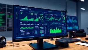 Analyze content with advanced ai detector on a sleek interface featuring data charts.