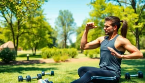 Train with a skilled personal trainer tonbridge in a vibrant outdoor setting during an engaging workout.