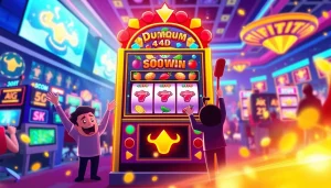 Menangkan hadiah besar di Dumdum4D slot dengan mesin slot yang cerah dan penuh warna.