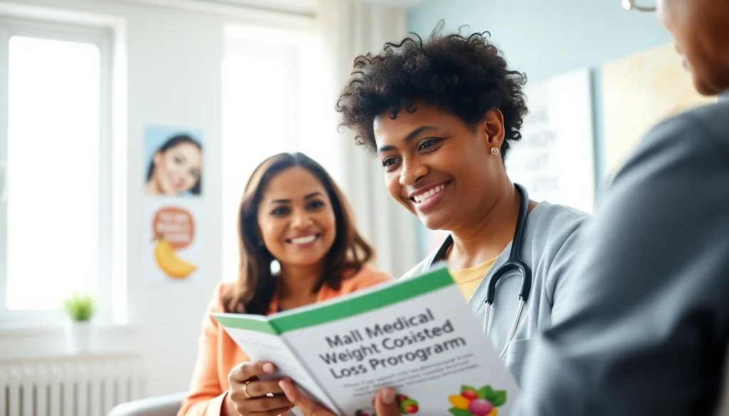 Empowering consultation on Medical Weight Loss in a welcoming healthcare office.