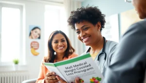 Empowering consultation on Medical Weight Loss in a welcoming healthcare office.