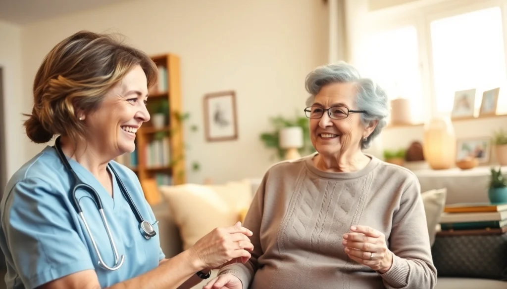 Senior caregivers austin tx providing compassionate assistance in a warm home environment.