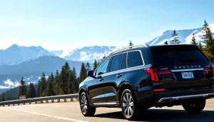 Experience a Vancouver to Whistler private transfer in a luxurious SUV on a scenic highway.