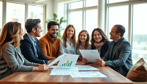 Sell my house fast okc – professionals collaborating to quickly finalize a home sale