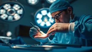 Handchirurgie Braunschweig bei einer präzisen Operation durch einen Handchirurgen.