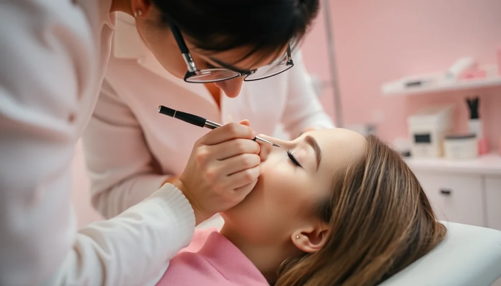 Discover lash techniques in our Lash Course with a beauty expert applying lash extensions.