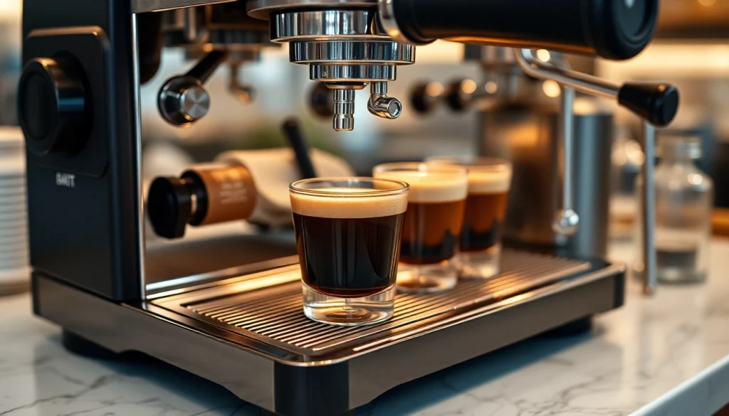 Cimbali servisi kapsamında uzman teknisyenlerin çalıştığı espresso makinesi tamiri atölyesi.